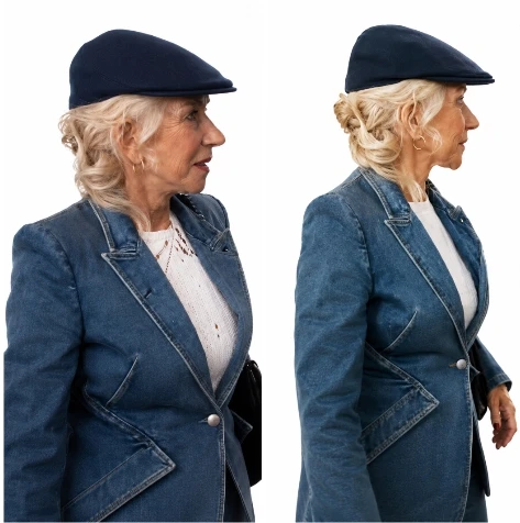 Helen Mirren Blue Denim Blazer from MobLand 2026