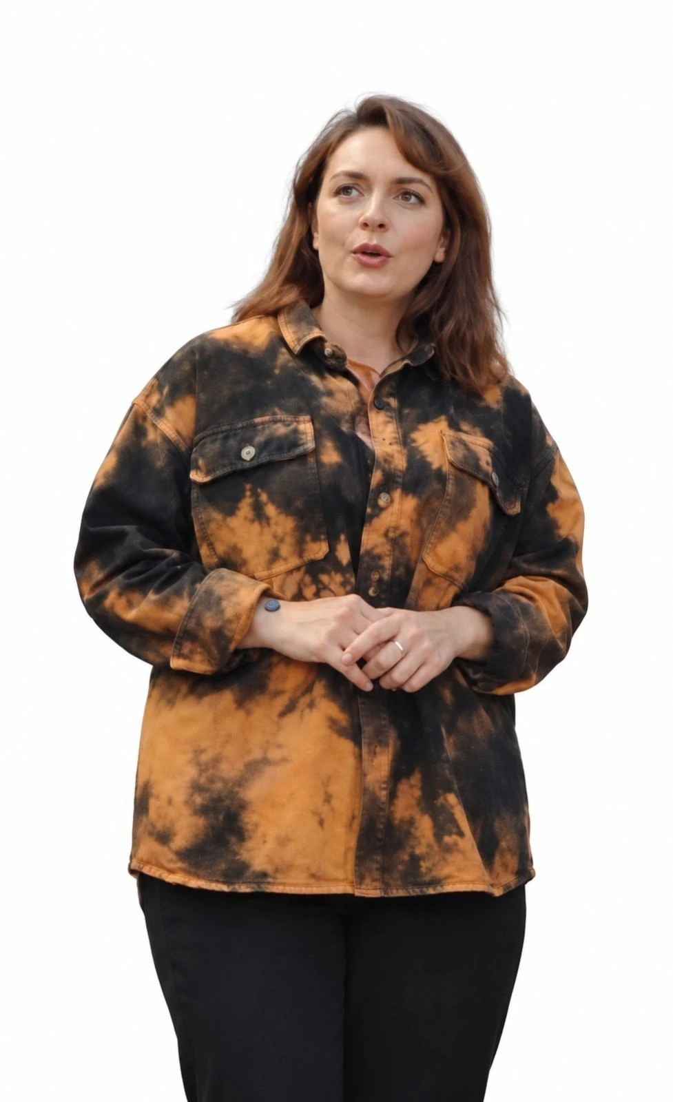 Ezgi Mola Money Trap Tie-Dye Shirt Ezgi Mola Money Trap The Karun Treasure Tie-Dye Shirt