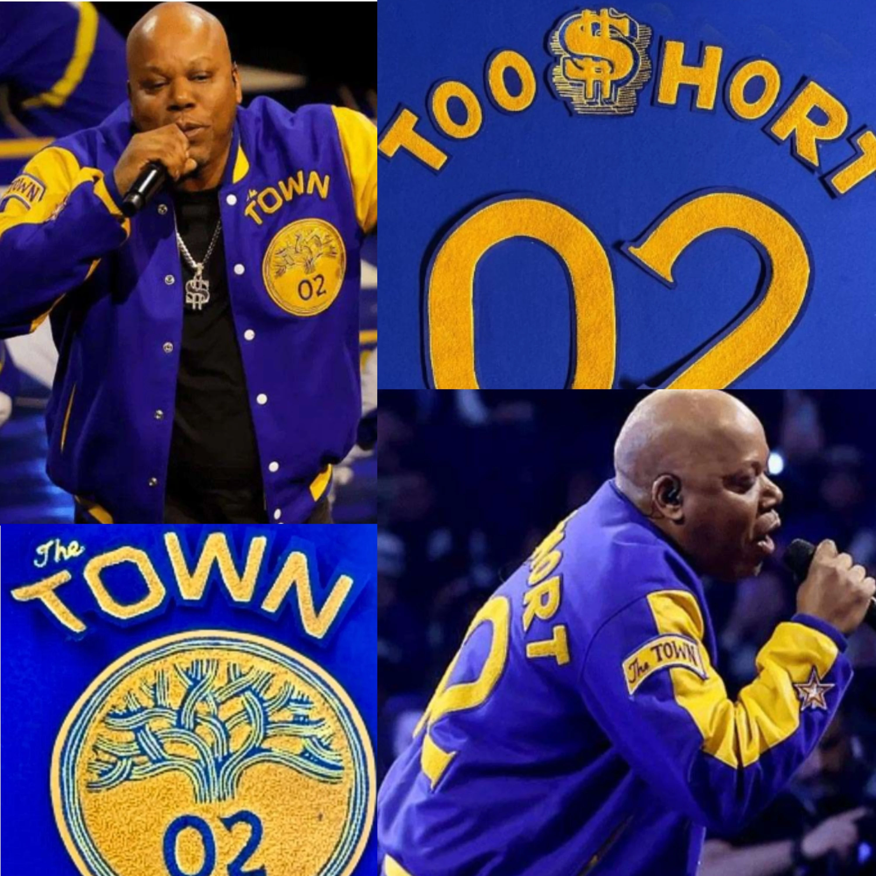 NBA All Star Too Short Letterman Jacket