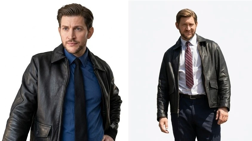 Neagley 2026 Greyston Holt Black Leather Jacket