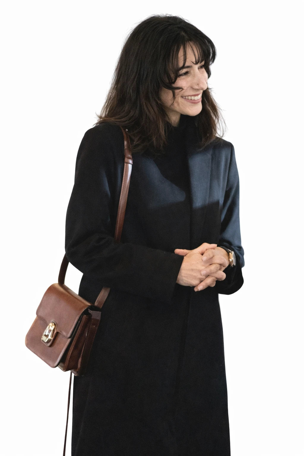 Nikki Reynard CIA Black Wool Coat Nikki Reynard Coat, CIA Coat, Black Wool Coat Women, Celebrity Inspired Coat, Long Winter Coat, Women Formal Coat, Tailored Wool Coat, Elegant Black Coat