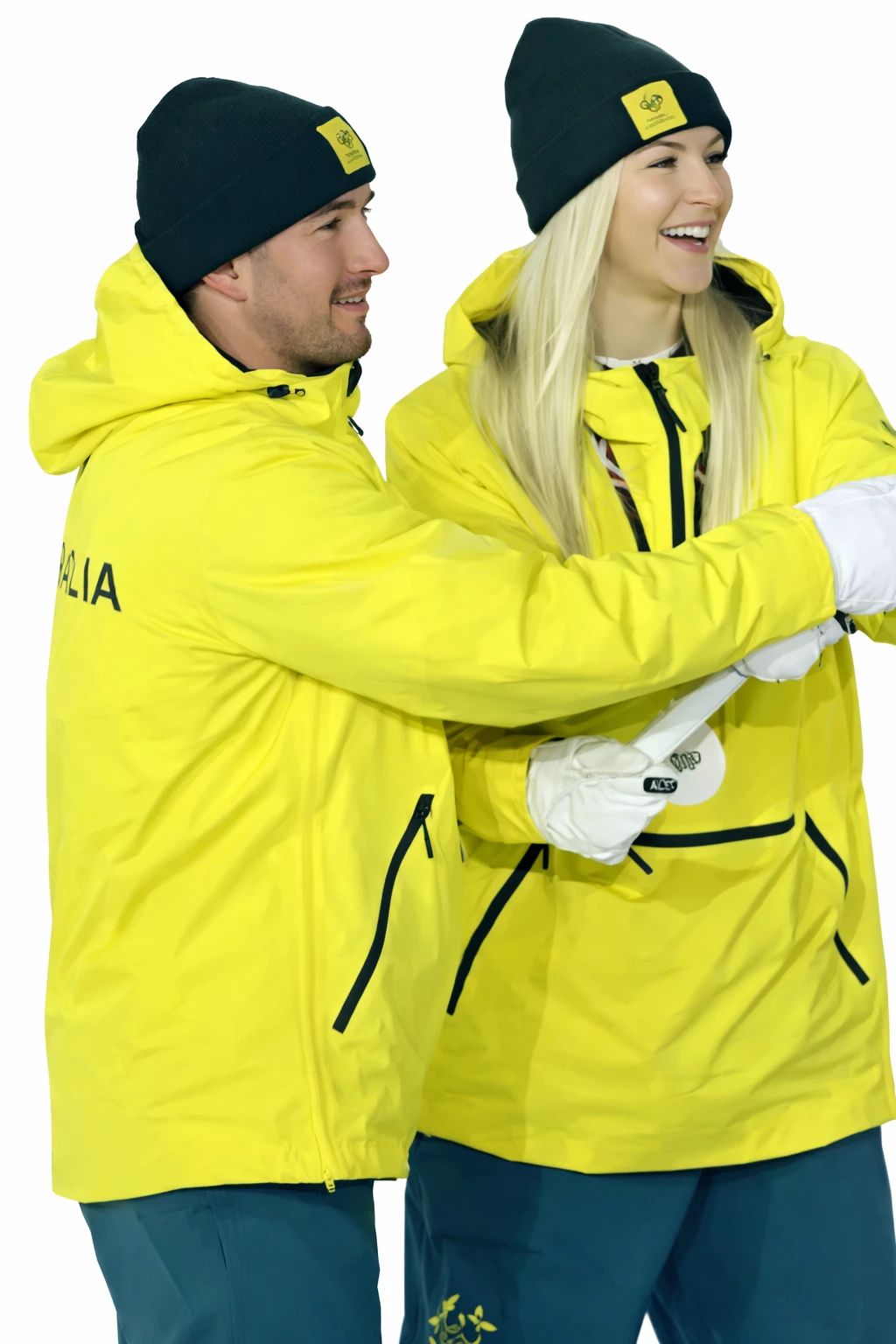 Olympics 2026 Team Australia Closing Ceremony Jacket Team Australia 2026 Yellow Olympic Jacket