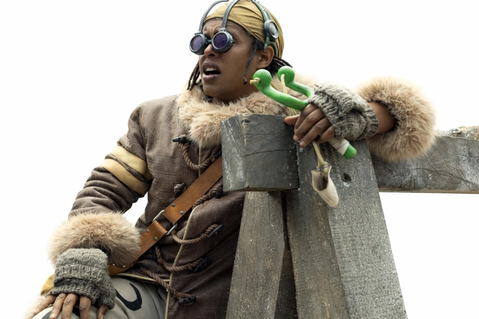 one piece s03 usopp coat, usopp bomber jacket, b3 bomber coat, shearling aviator coat, one piece cosplay coat, anime winter jacket, brown fur collar coat, pilot shearling jacket