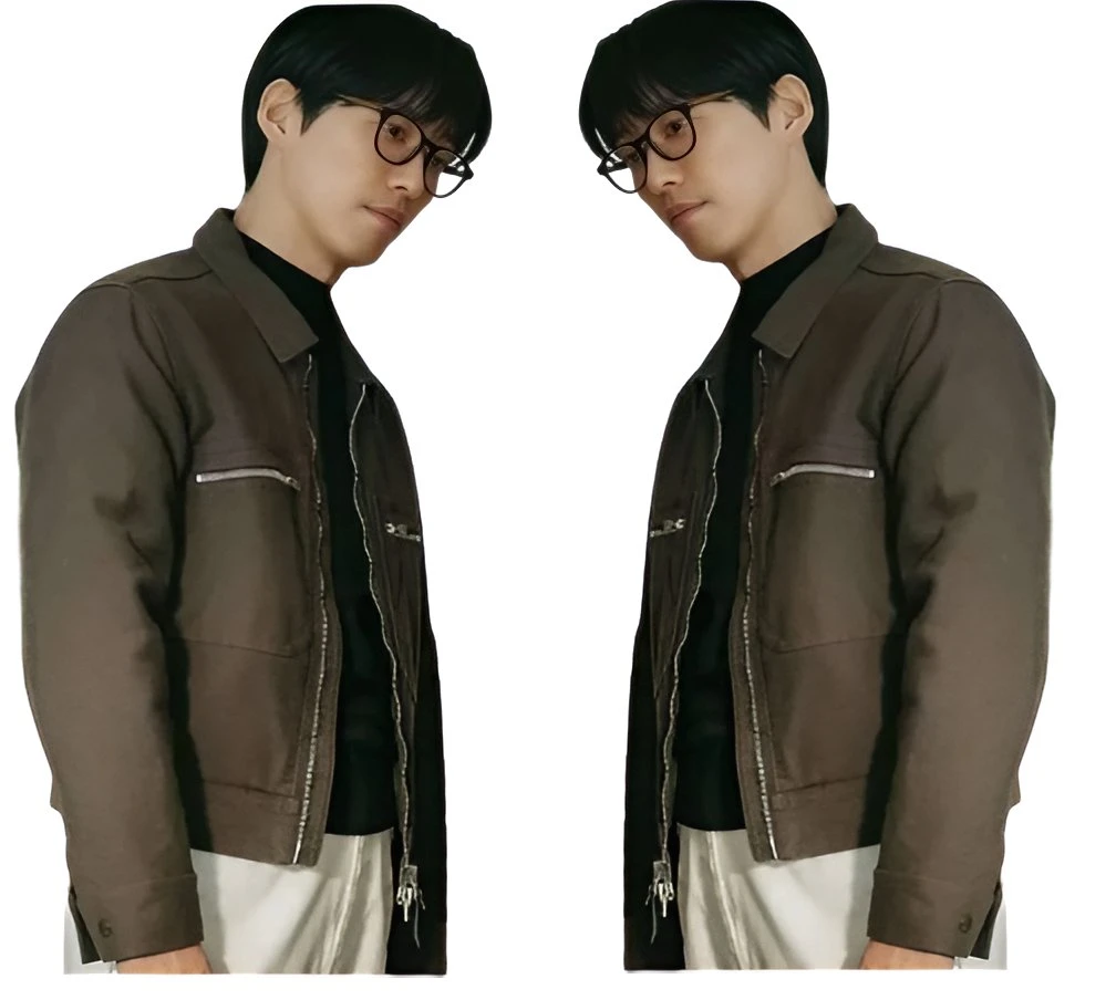 Our Movie Namkoong Min Brown Cotton Jacket Our Movie Namkoong Min Brown Cotton Jacket