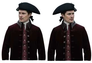 Outlander David Berry Maroon Coat Outlander David Berry Maroon Coat