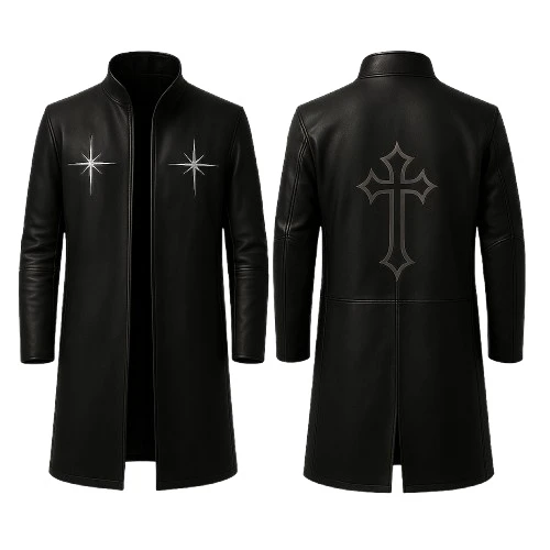 Priest 2 2026 Jason Statham Leather Costume Priest 2 2026 Jason Statham Leather Costume