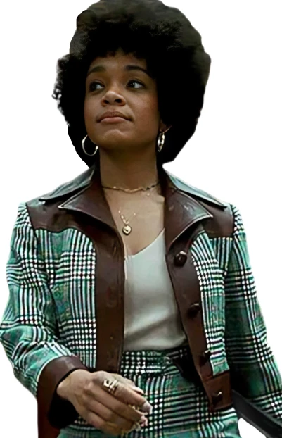 Rachel Hilson Duster Nina Checkered Coat