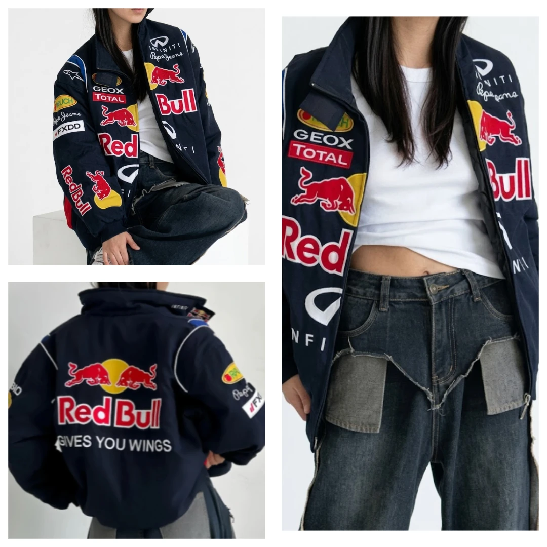 Red Bull F1 Racing Jacket Streetwear Red Bull F1 Racing Jacket Motorsport Streetwear Style