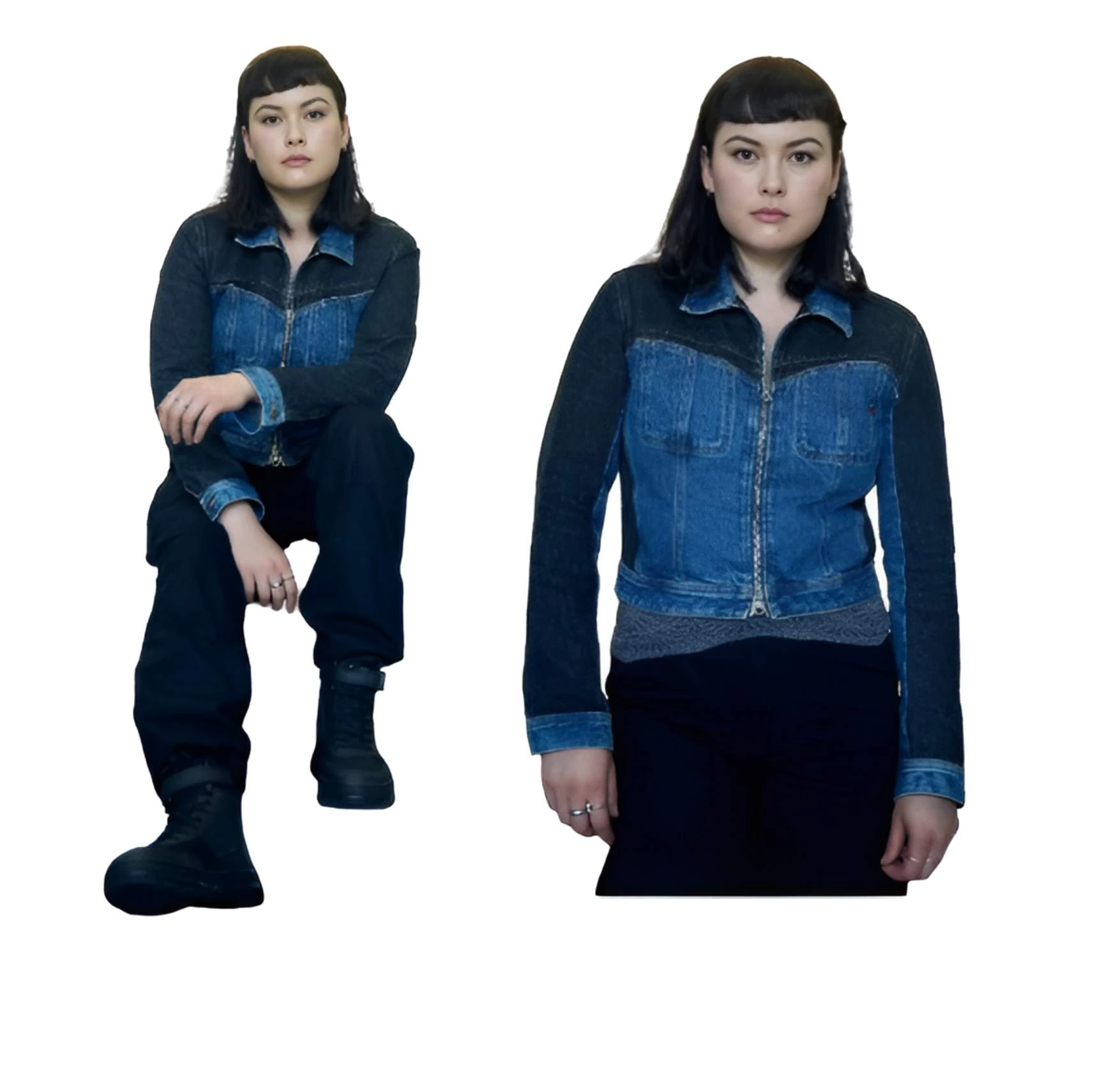 Red Eye Jemma Moore Blue Denim Jacket Red Eye Jemma Moore Blue Denim Jacket