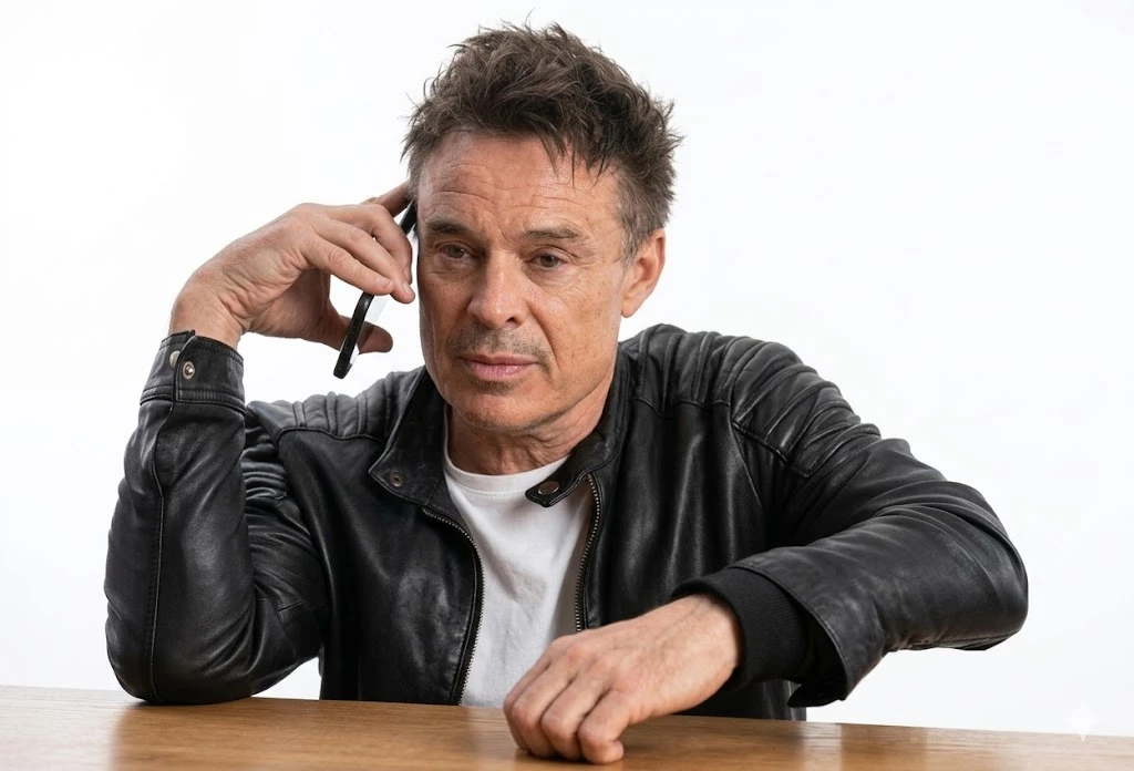 Richie Denton Dirty Hands 2026 Black Leather Jacket Movie Outfit