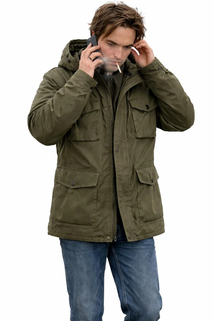 Robert Pattinson Here Comes The Flood Hooded Jacket Robert Pattinson Here Comes The Flood Hooded Jacket