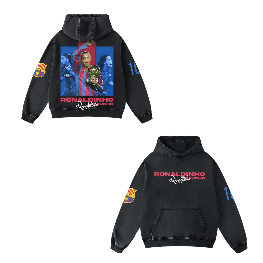 ronaldinho oversized hoodie Ronaldinho Oversized Hoodie Front