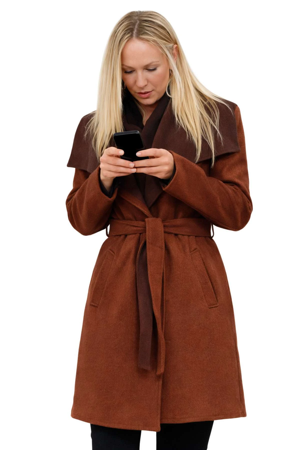 Sharon Case The Young and The Restless Brown Wool Coat Sharon Case The Young and The Restless Brown Wool Coat