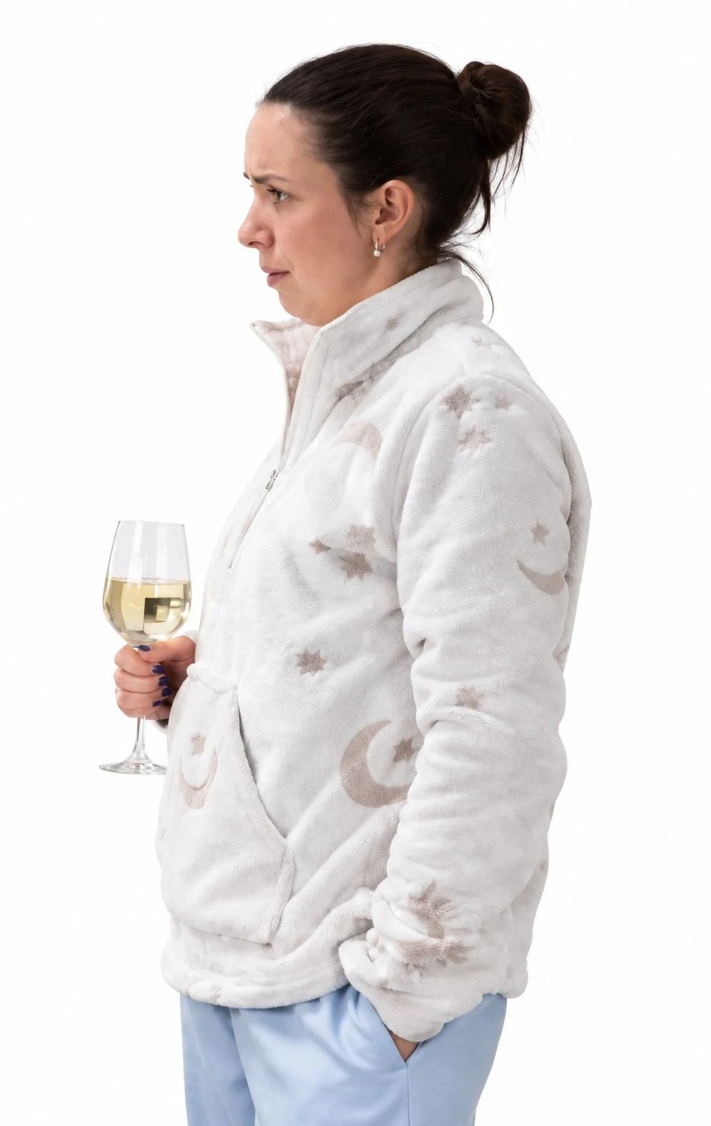 Kate O’Flynn Tender Loving Care 2026 White Pullover Jacket Kate O’Flynn Tender Loving Care 2026 White Fleece Pullover Jacket