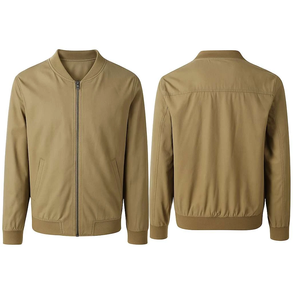 The Great Christmas Snow-In Joey Lawrence Tan Bomber Jacket   