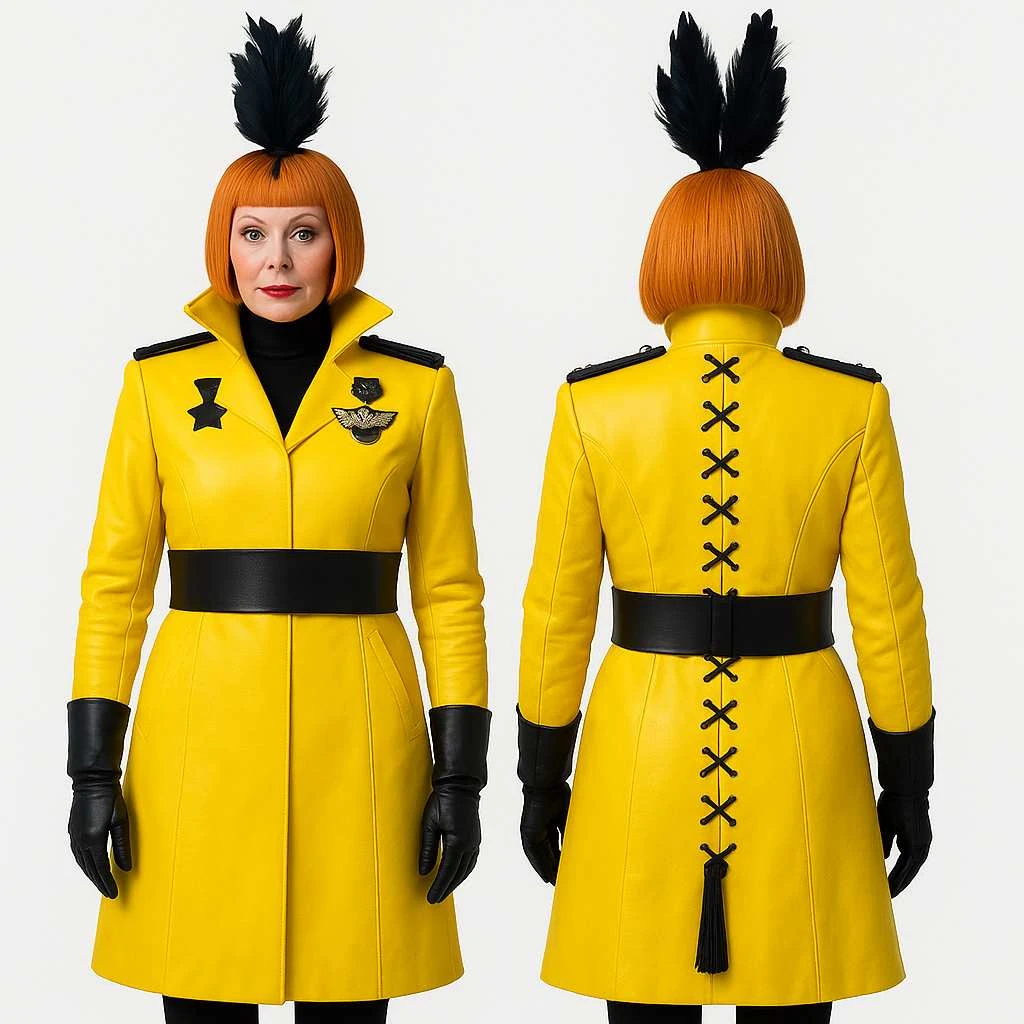 The Hunger Games 2026 Glenn Close Yellow Costume The Hunger Games 2026 Glenn Close Yellow Costume