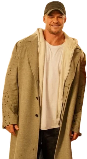 The Man with the Bag 2025 Alan Ritchson Coat