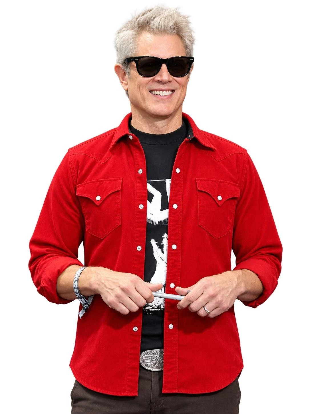Johnny Knoxville Tiny Fugitives 2026 Red Shirt Jacket Johnny Knoxville Tiny Fugitives 2026 Red Shirt Jacket