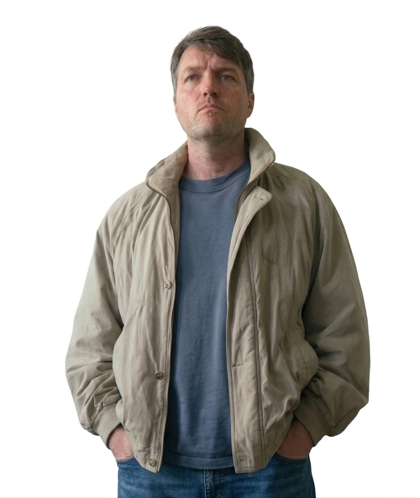Tom Burke Legends 2026 Beige Cotton Jacket Tom Burke Legends 2026 Beige Cotton Jacket Front View