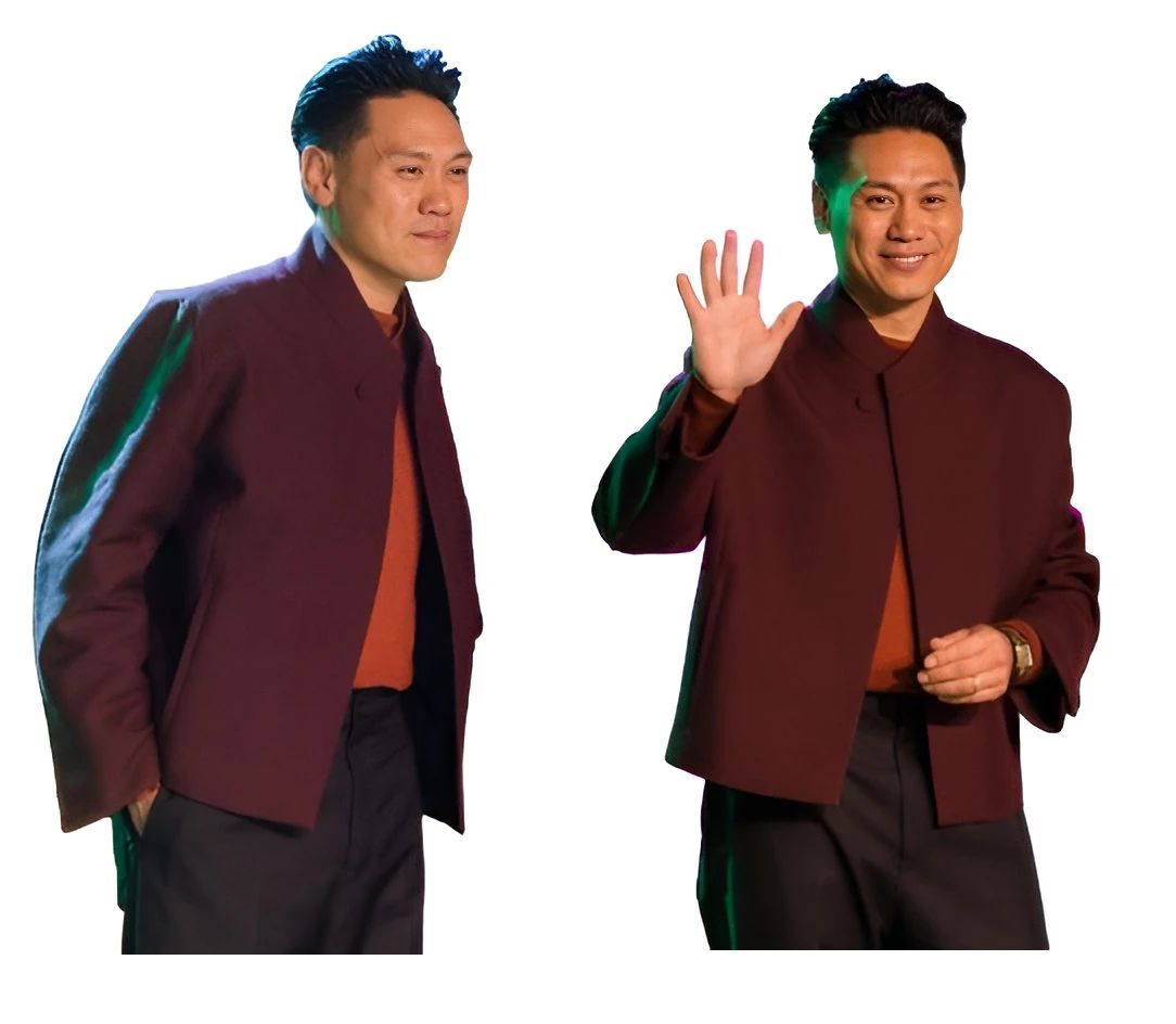 Wicked For Good Bowen Yang Marron Jacket Wicked For Good Bowen Yang Marron Jacket