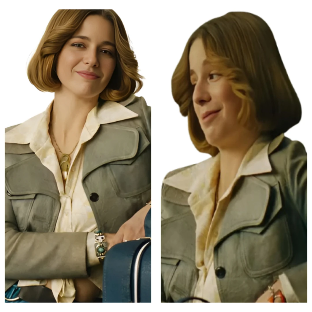 Mariana Di Girolamo Wild Horse Nine brown leather jacket women stylish outfit