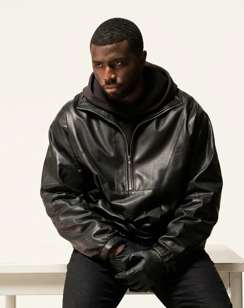 Y’lan Noel Nemesis 2026 Black Leather Pullover Jacket