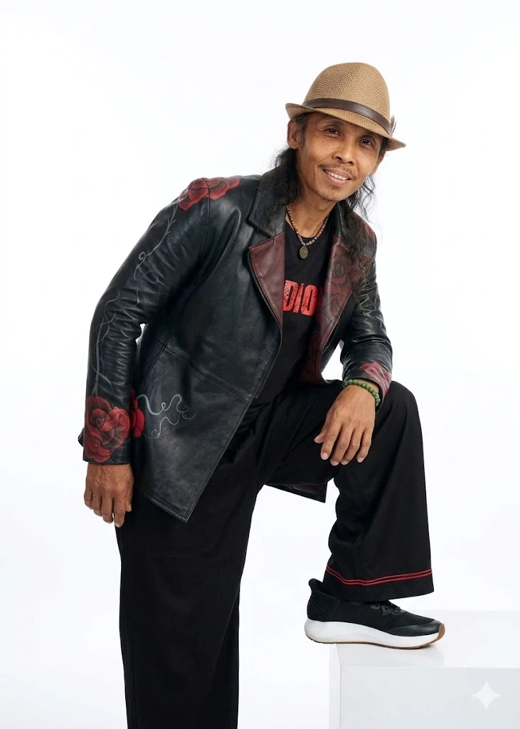 Yayan Ruhian wearing black leather jacket in The Furious 2026 movie