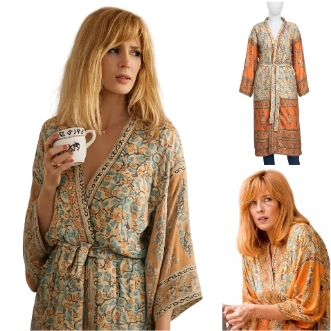 Yellowstone S05 Beth Dutton Floral Robe