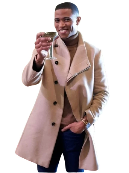 12 Dates of Christmas Danny Escalante Wool Coat 