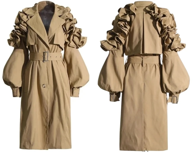 Dolores Catania The Traitors S03 Trench Coat Dolores Catania The Traitors S03 Trench Coat