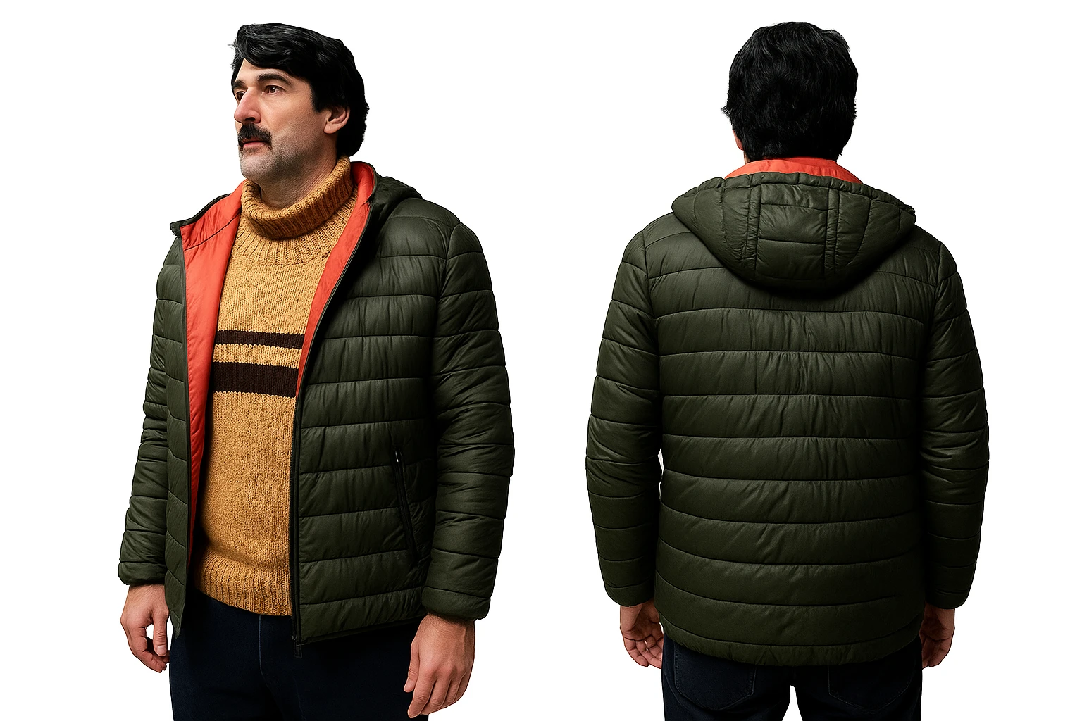 The Eternaut 2025 Cesar Troncoso Puffer Black Jacket