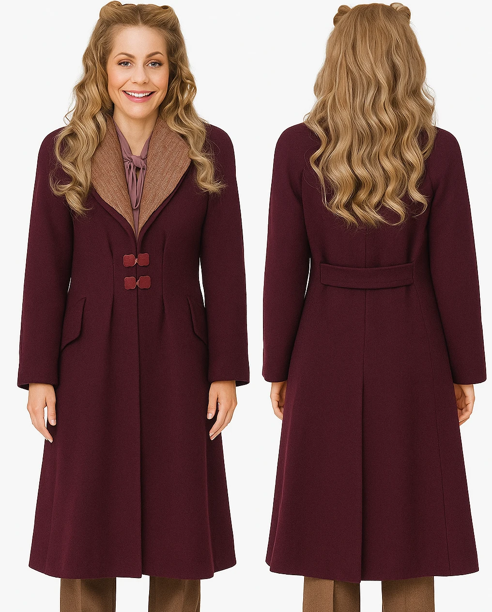 Timeless Tidings of Joy Candace Cameron Bure Purple Coat Timeless Tidings of Joy Candace Cameron Bure Purple Coat