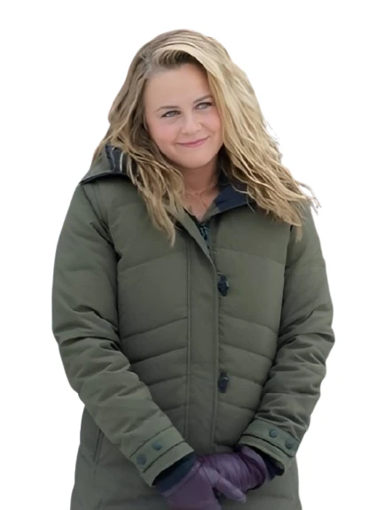 A Merry Little Ex-Mas Alicia Silverstone Parka Coat A Merry Little Ex-Mas Alicia Silverstone Parka Coat