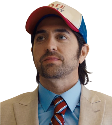 Adam Saunders Re Election Beige Coat Adam Saunders Beige Coat