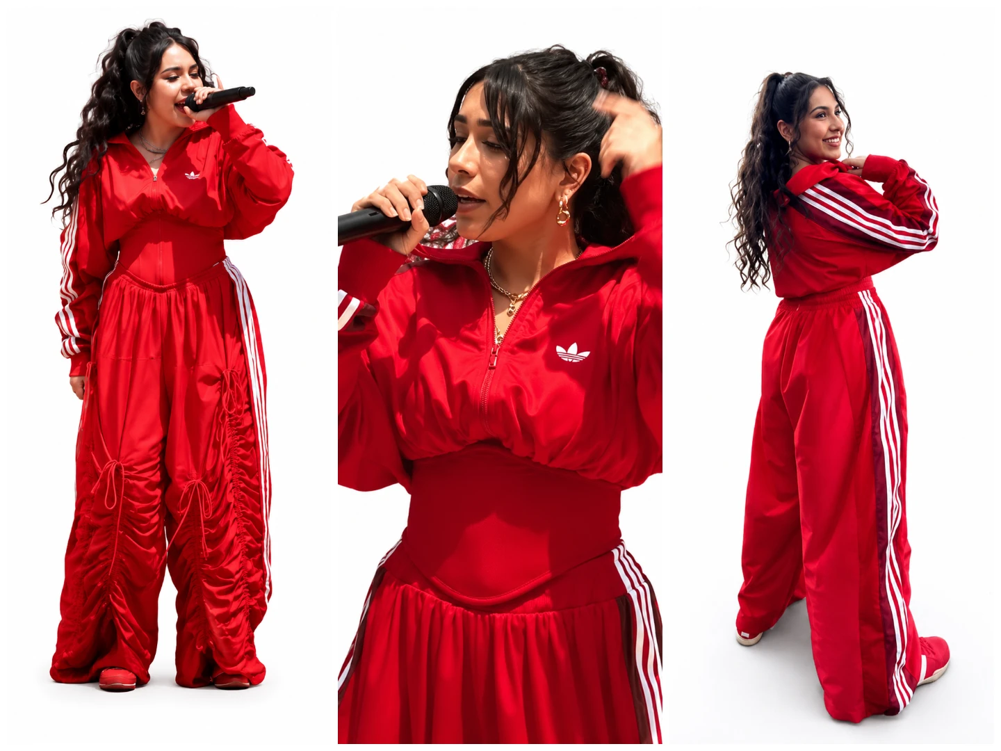 Alessia Cara Red Tracksuit Side Profile FIFA World Cup 2026