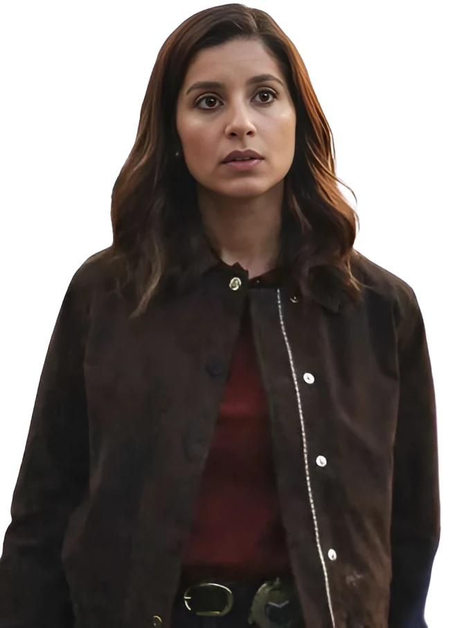 allegiance s03 sabrina sohal suede leather jacket