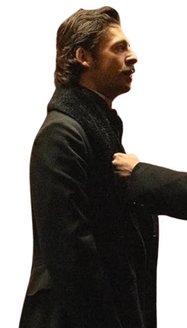 Anthony Boyle Black Long Coat