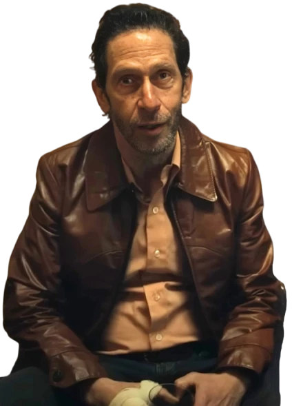 Tim Blake Nelson Brown Leather Jacket