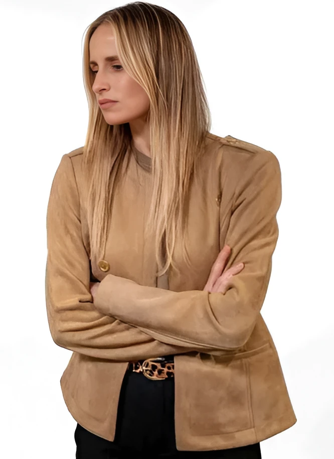 Becca Kotte The Hunting Party S02 Brown Jacket