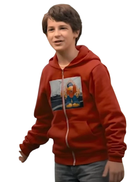 Benjamin Pajak Playdate Red Hoodie