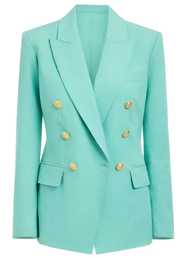 Beth Behrs The Neighborhood S08 Blazer Front View
