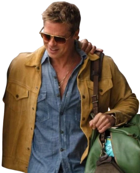 Brad Pitt F1 Mustard Jacket