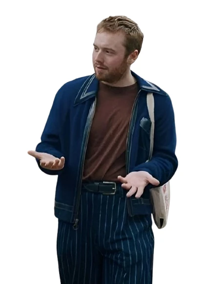 Cooper Hoffman Poetic License Blue Jacket