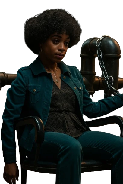 Duster Rachel Hilson Blue Denim Jacket