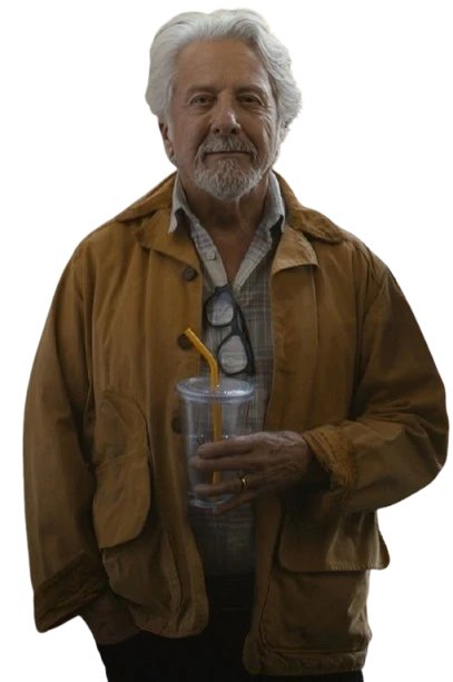 Dustin Hoffman Tuner Brown Jacket