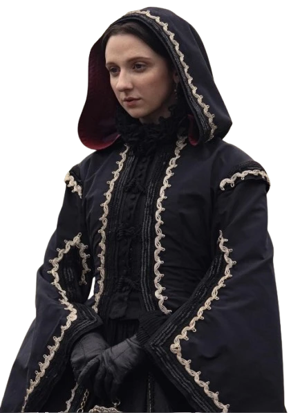 Emily Fairn Black Embroidered Gown