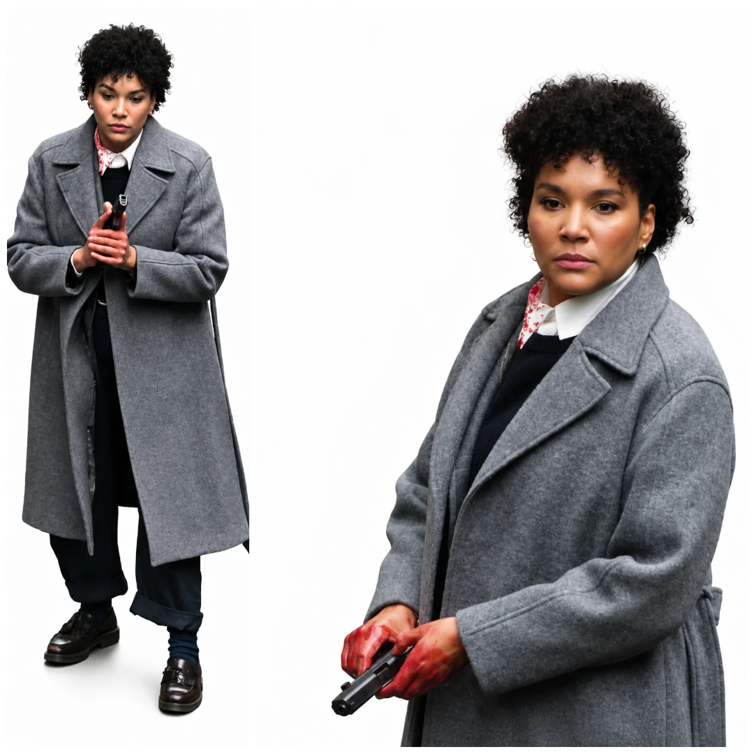 The Beekeeper 2 Emmy Raver-Lampman Grey Long Coat