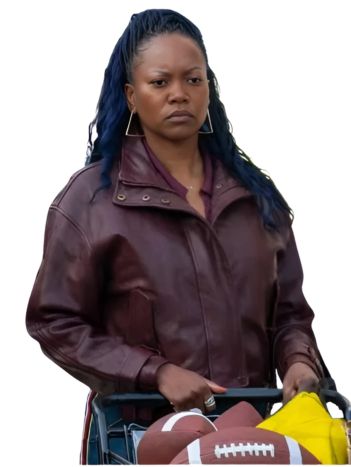 Erika Alexander The Fall and Rise of Reggie Dinkins Leather Jacket Erika Alexander Reggie Dinkins Black Leather Jacket America Suits