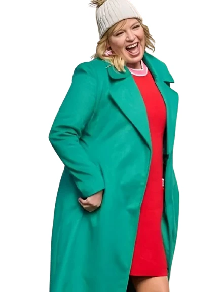 Finding Mr. Christmas Melissa Peterman Wool Coat Finding Mr. Christmas Melissa Peterman Wool Coat