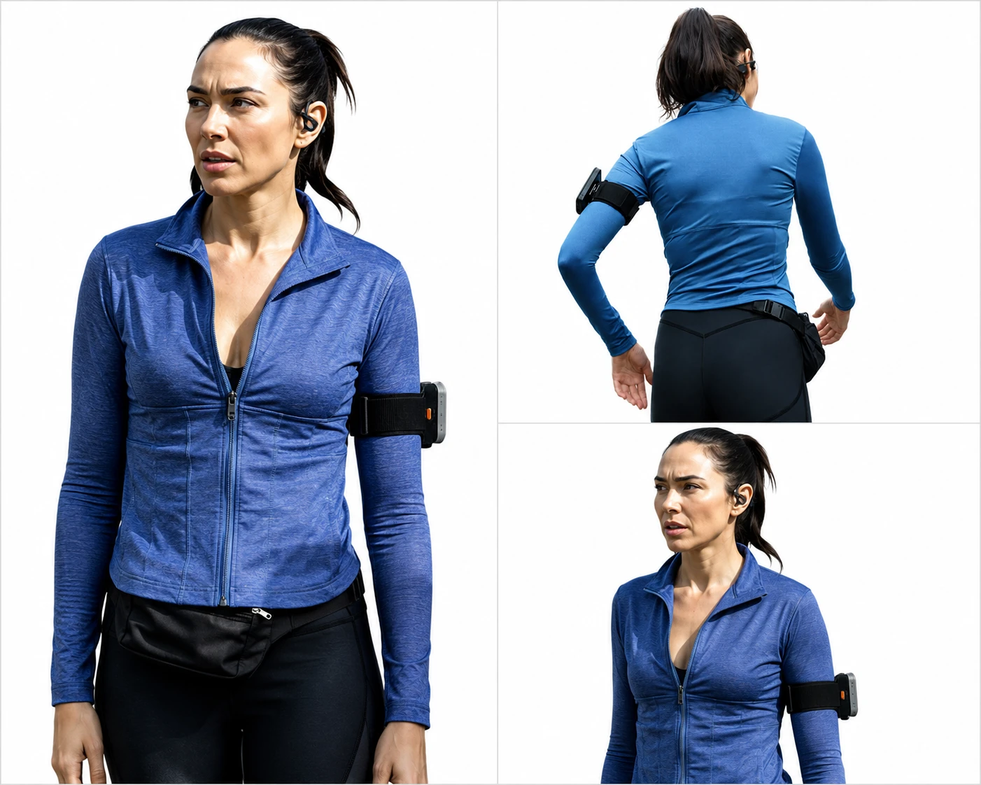 Gal Gadot The Runner 2026 Blue Track Jacket